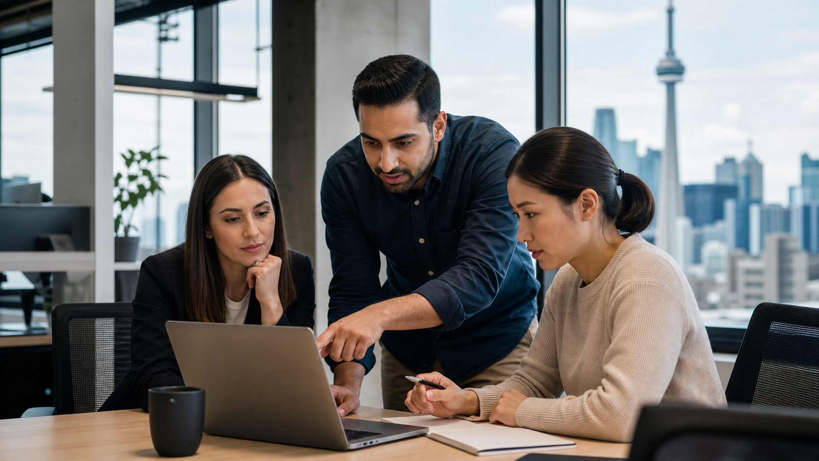 IT Professionals Collaborating in Toronto Office-1