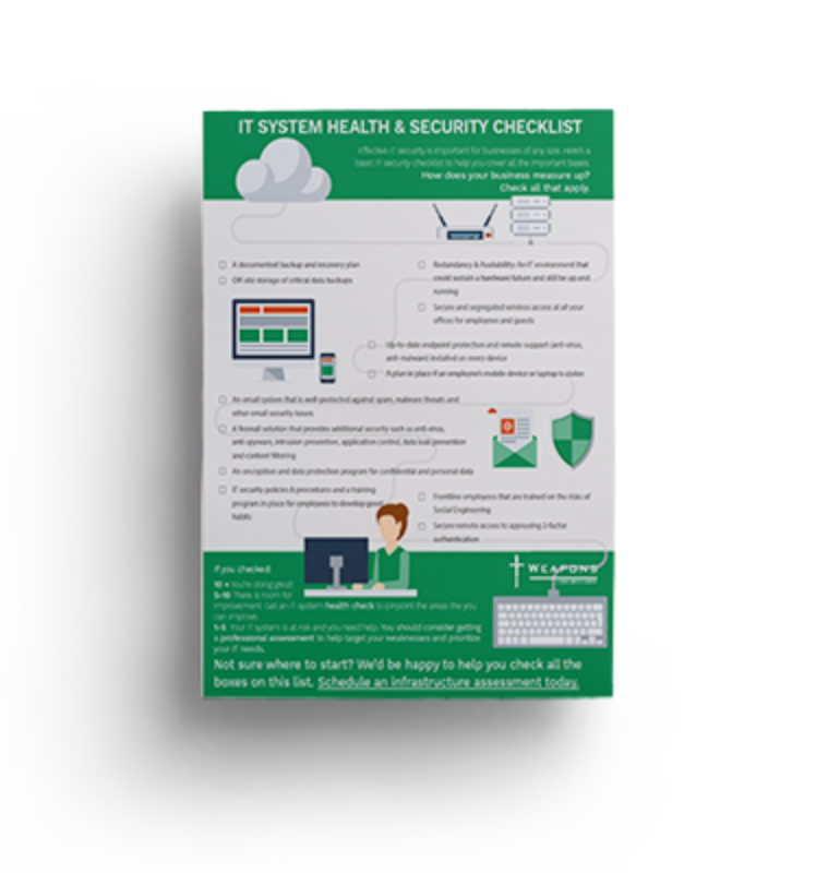IT System Health and Security Checklist